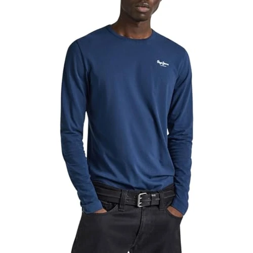 Offerta a tempo: Pepe Jeans Original Basic Maglietta a Maniche Lunghe Slim Fit Uomo — 37% da 29,90 € a 18,97 €