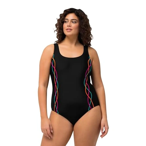 Offerta a tempo: Ulla Popken Costume da Bagno, Pipings — 23% da 29,99 € a 23,06 €