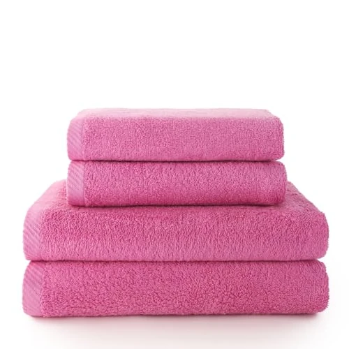 Oferta limitada: Top Towel – Juego de Toallas Baño (4 Piezas): Toallas Ducha y Manos Suaves y Absorbentes – Algodón 100%, 400 g/m², Sin Pelusa de 29.48 € a 29.48 € (ahorro 0.00%)