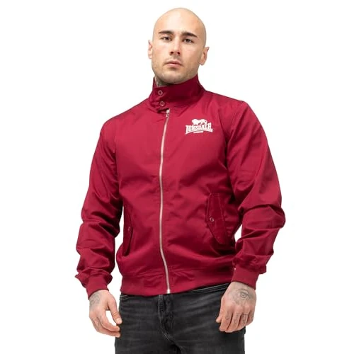 Offerta a tempo: Lonsdale Classico Giacca per Tutte Le Stagioni, Rosso Ciliegia, L Uomo - 61% da 89.90 € a 34.90 €