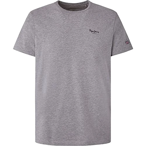 Oferta limitowana: Pepe Jeans Oryginalny Basic 3 N Koszulka Mężczyźni , szary (Grey Marl) , S z 49.99 zł na 49.99 zł (oszczędź 0.00%)