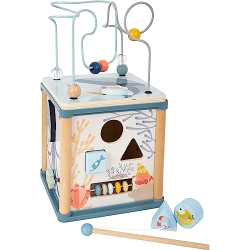 Limited offer: Small Foot 11910 Motor Skills Cube Underwater World, Blue from 67.51 EUR to 67.51 EUR (save 0%)