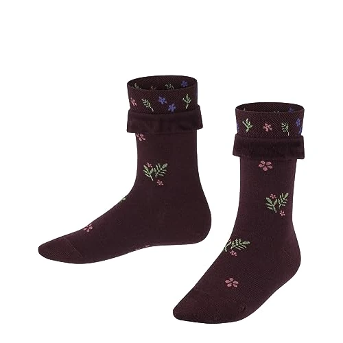 Limitiertes Angebot: FALKE Unisex Kinder Socken Country Flower K SO Baumwolle Wolle gemustert 1 Paar, Rot (Wine 8245), 23-26 von 10.00 EUR auf 4.32 EUR (Spare 57%)