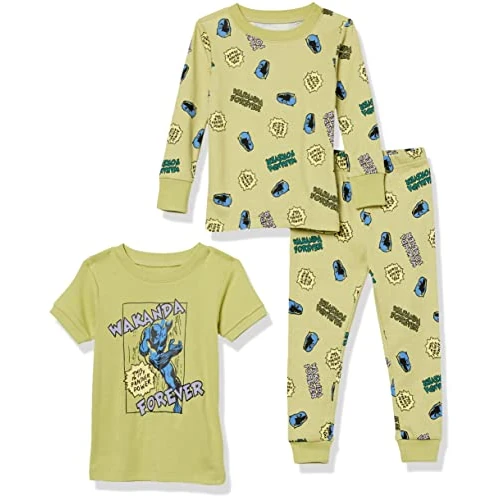 Limited offer: Amazon Essentials Boys Snug-Fit Pajama Sleep Sets, 3-Piece from 8.52 EUR to 7.24 EUR (save 15%)