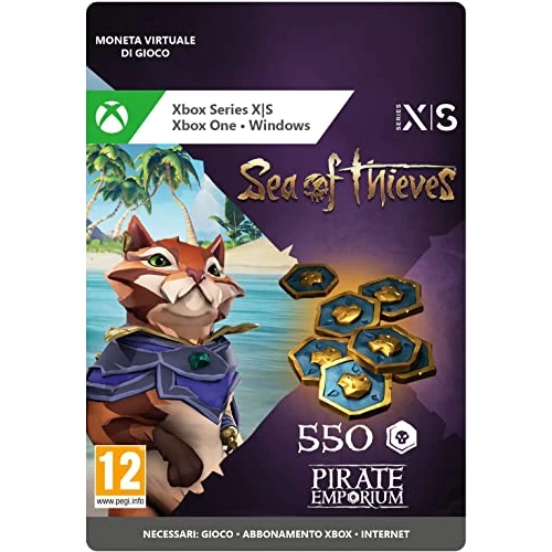 Sea of Thieves Captain’s Ancient Coin Pack – 550 Coins | Xbox & Windows 10 - Codice download
