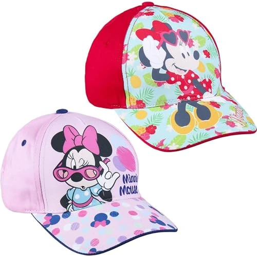 Offerta a tempo: Cappello per Bambini di Minnie - Rosa - Da 2 a 8 Anni - Con Cotone e Poliestere - Berretto per Bambini con Strappo sul Retro Regolabile - Prodotto Originale Ideato in Spagna - 0.00% da 6.95 € a 6.95 €