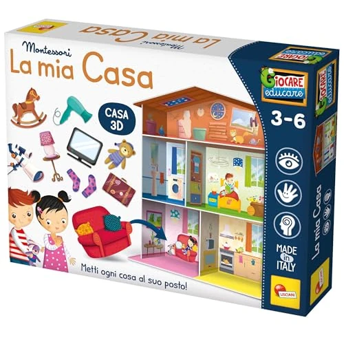 Offerta a tempo: Liscianigiochi - Montessori Maxi - La Mia Casa - Giocattolo per Bambini — 60% da 12,99 € a 5,20 €