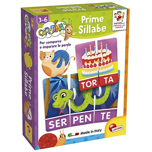 Oferta limitada: Liscianigiochi-Italy Carotina Plus Prime Sillabe, Color no aplicable (92611) de 9.65 EUR a 9.65 EUR (ahorro 0%)