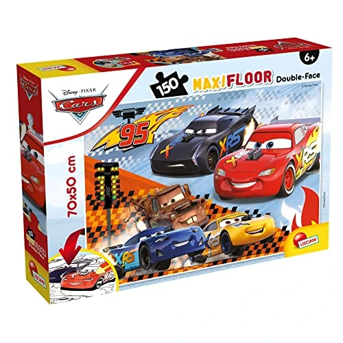 Offerta a tempo: Liscianigiochi- Disney Puzzle DF Maxi Floor 150 Cars, Colore, 91805 - 20% da 9.99 € a 7.99 €