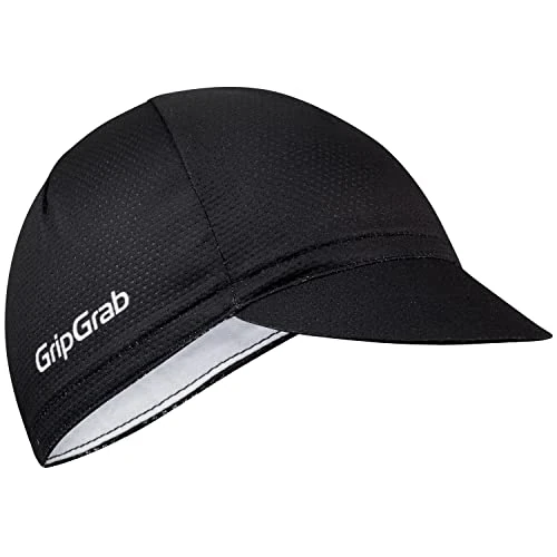 Limited-time offer: GripGrab Lightweight Summer Cycling Cap UV-Protection Under-Helmet Visor Mesh Hat Thin Breathable SPF Bicycle Headwear Black from 18.00 GBP to 14.24 GBP (save 21%)