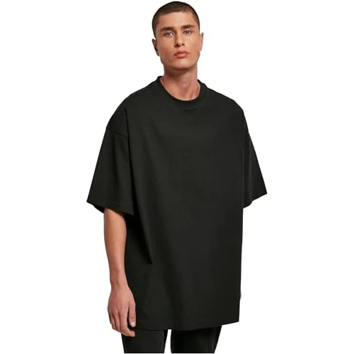 Offerta a tempo: Urban Classics Huge Tee Uomo T-Shirt Nero S 100% Cotone Taglia Extra - 37% da 19.90 € a 12.59 €
