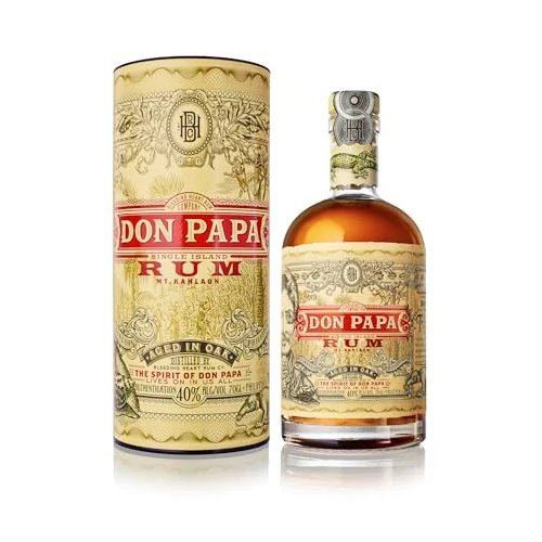 Don Papa Single Island Rum 7 Years Old 40% Vol. 0,7l in Giftbox