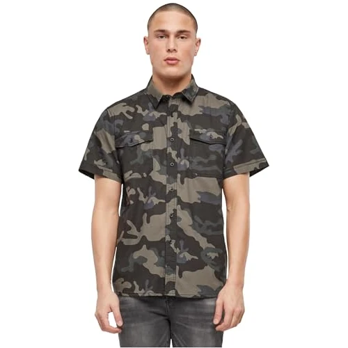 Limited-time offer: Brandit Roadstar Shirt Short Sleeve, color: darkcamo, size: 4XL from 36.14 £ to 36.14 £ (save 0.00%)