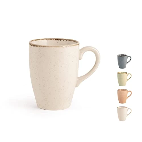 H&H 9000568 Taza perla de porcelana, multicolor, CC 350, porcelana