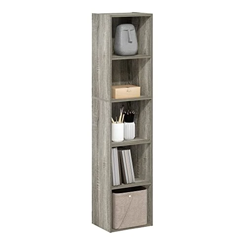 Offerta a tempo: Furinno Pasir Libreria a 5 ripiani aperti, rovere francese - 0.00% da 65.99 € a 65.99 €
