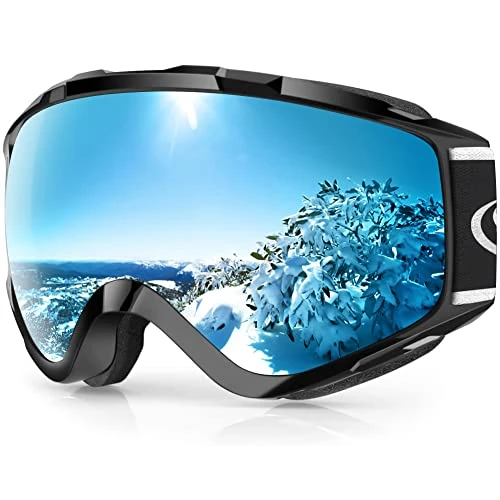 Limited offer: Findway Ski Goggles, Skiing Goggles For Snowboard Jet Snow, For Women Men Ladies Youth Teen OTG Over Helmet Compatible, Anti-fog 100% UV Protection, Anti-glare Ski Goggles, For Skiing Snowboarding from 41.99 EUR to 26.16 EUR (save 38%)