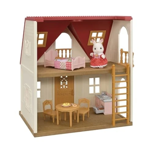 Offre limitée : Sylvanian Families - Le cosy cottage du village - Set 1 figurine et + 12 accessoires - Plongez dans l'univers de la famille Sylvanian - Figurines animaux miniatures - Jouet enfant 3 ans et + - 5567 de 29.99 € à 26.99 € (10% de remise)