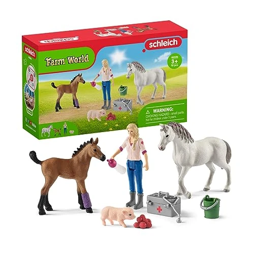 Zeitlich begrenztes Angebot: Schleich Farm World | Arztbesuch bei Stute und Fohlen 42486 | 10 Teile von 21.99 € auf 19.99 € (9% Rabatt)