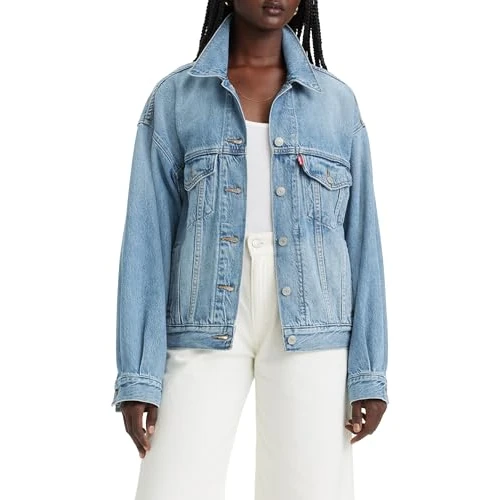 Tijdelijke aanbieding: Levi's dames 90s Trucker, Soft As Butter Mid, S van 94.32 € naar 94.32 € (0.00% korting)
