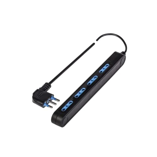 Tijdelijke aanbieding: Poly Pool / PP2522.2XA meervoudige stekkerdoos met 4 uitgangen 10-16 A 2P+T - 1,5 m kabel - ruimtebesparende stekker 16 A - kleur zwart van 9.50 € naar 9.50 € (0.00% korting)