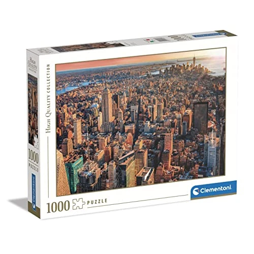 Clementoni - 39646 Collection Puzzle New York City - Jigsaw Puzzle 1000 Pieces, Made In Italy, Jigsaw Puzzle For Adults