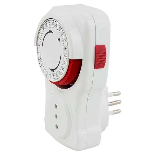 Zeitlich begrenztes Angebot: POLY POOL - PP1408XAM Tageszeitschaltuhr 250V, Programmierbarer Timer für zeitgesteuerte Elektrostecker, Tageszyklus-Steckdosen-Timer, Farbe Weiß von 8.00 € auf 8.00 € (0.00% Rabatt)