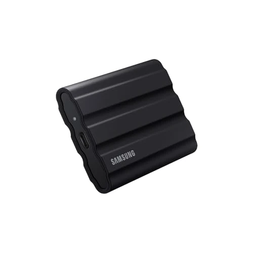 Offerta a tempo: Samsung MU-PE1T0S/EU T7 Shield SSD Portatile da 1TB, USB 3.2 Gen.2, nero, compatibile con Mac, iPhone e iPad - 21% da 319.90 € a 252.99 €