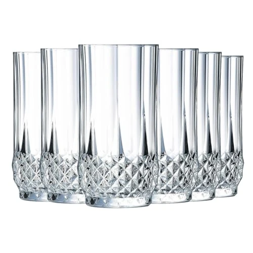 Limitiertes Angebot: Cristal d'Arques Paris Longchamp - Gläser niedrig 36 cl - 6 Stück - aus Krysta Kristallglas - für Wasser, Säfte und andere Softs - Glanz, Transparenz und hohe Widerstandsfähigkeit von 49.00 EUR auf 49.00 EUR (Spare 0%)