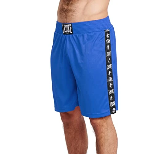 Offerta a tempo: LEONE 1947 Boxeur Ambassador Pantaloncini da Boxe, Blu, XXL - 50% da 26.90 € a 13.49 €