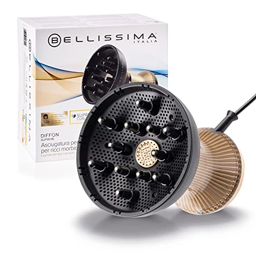 Limited offer: Bellissima Diffon Supreme, Hot Air Diffuser for Curly Hair, XL Diffuser with 12 Fingers, Ceramic Technology & ArganOil, 2 Speeds, 3 Temperatures, Ioniser, Gentle Drying from 149.99 EUR to 89.99 EUR (save 40%)
