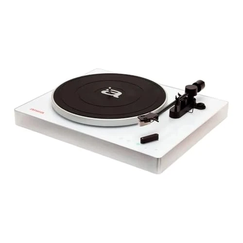 Zeitlich begrenztes Angebot: Aiwa APX-680BT: Bluetooth Plattenspieler, 2 Geschwindigkeiten 33/45 U/min, magnetische Aluminiumkapsel, balancierter Arm, Farbe: weiß, APX-680BT/WH von 199.00 € auf 153.89 € (23% Rabatt)