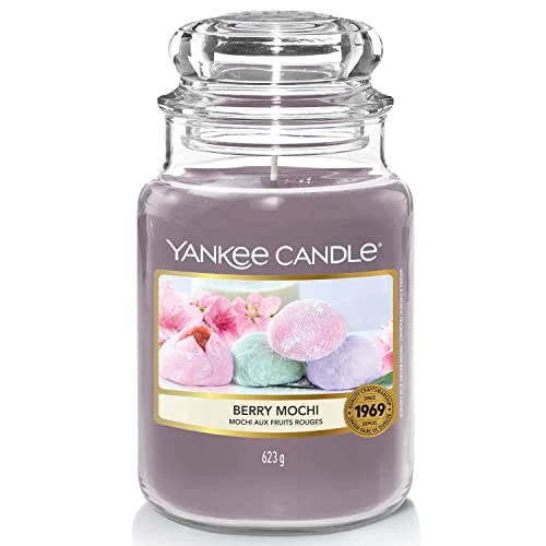 Yankee Candle Scented Candle | Berry Mochi Large Jar Candle | Sakura Blossom Festival Collection | Burn Time: Up to 150 Hours | Great for Gifting