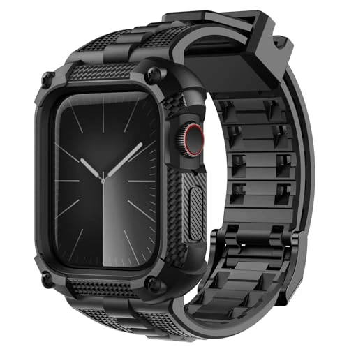 Offerta a tempo: Fullmosa Cinturino per Apple Watch 45mm 44mm, Nero - 11% da 19.89 € a 17.76 €