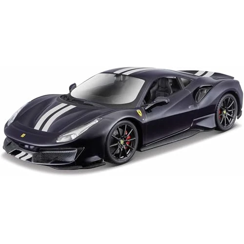 Zeitlich begrenztes Angebot: Bburago "Race&Play Ferrari 488 Pista, blau - Supercar Modellauto 1:24 Die-Cast Originalgetreues Sammlerauto Spielzeugauto mit beweglichen Türen, Motorhaube & Kofferraum ab 3+ (18-26026B) von 28.26 € auf 28.26 € (0.00% Rabatt)