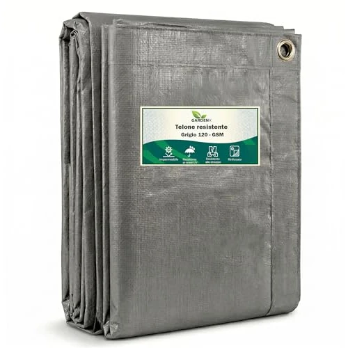 Offerta a tempo: GARDENIX Telone multiuso in tessuto, grigio 120 g/m² (3 m x 3 m) - 0.00% da 23.58 € a 23.58 €