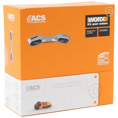 Limited-time offer: WORX WA0860 Landroid Module Collision Sensor ACS - Obstacle Avoidance - Compatible with All Landroid Models from 2019 (Not for Landroid Vision) - Colour Silver from 114.13 GBP to 114.13 GBP (save 0%)