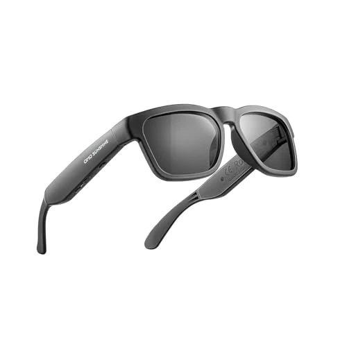 Limited-time offer: OhO Smart Glasses,Polarized Sunglasses with Bluetooth Speaker,Athletic/Outdoor UV Protection and Voice Control,Unisex(Grey Lens) from 99.99 £ to 99.99 £ (save 0.0%)