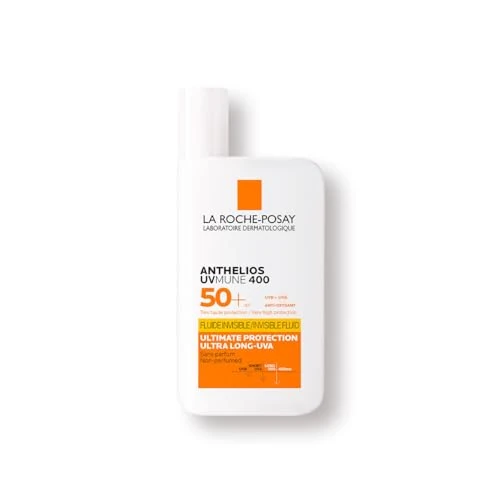 Offre limitee: La Roche-Posay - Fluide Invisible Anthelios UVMUNE 400 - Texture Fluide Ultra Légére Sans Parfum - Soin Pour Le Visage Protection 50+ Haute Efficacité - Produit solaire SPF50 Pour tous types de peau de 20.71 EUR a 20.11 EUR (economie 3%)