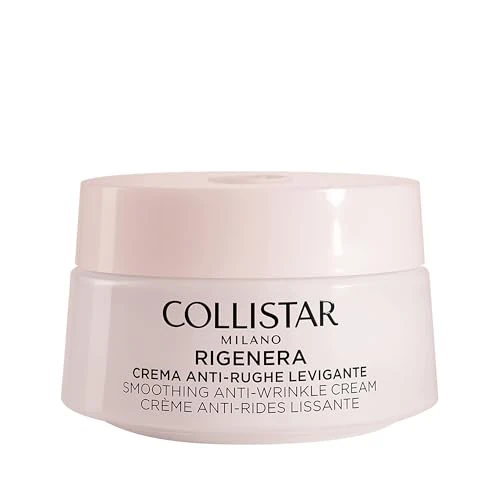 Collistar Rigenera Glättende Anti-Falten-Creme, mindert Falten im Gesicht und am Hals, pflegt die Haut, ohne sie zu beschweren, ohne Silikone und Alkohol, 50 ml