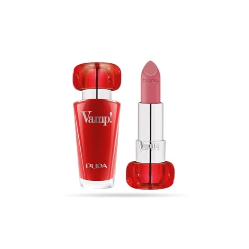 Offerta a tempo: Pupa Rossetto Vamp! 204 Timeless Rose - Rossetto dal Colore estremo con Trattamento volumizzante per Labbra rimpolpate (disponibile in 24 Varianti Colore) - 37% da 22.90 € a 14.51 €
