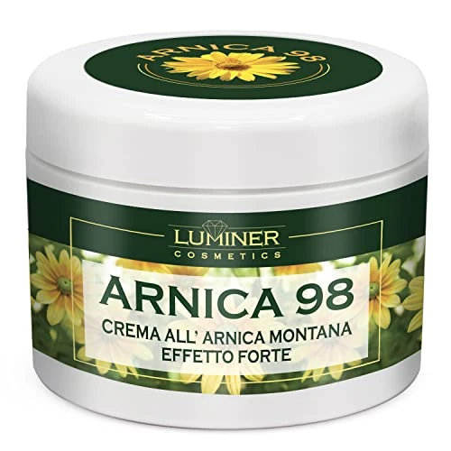 Offerta a tempo: Arnica per Cavalli Uso Umano 500ml, Crema Arnica Forte e Artiglio del Diavolo per Massaggi ad Articolazioni e Muscoli, Formula Naturale Concentrata ad Azione Rapida Made In Italy LUMINER - 36% da 24.99 € a 15.99 €