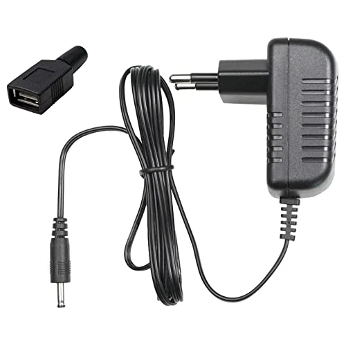 Offerta a tempo: EDISION ALIMENTATORE 5V/1.0A 2pin EU kit con adattatore USB, ORIGINALE, compatibile con NANO T265+ Decoder, per la funzione PVR programmabile, alimentazione esterna 5V tramite USB - 42% da 13.54 € a 7.90 €