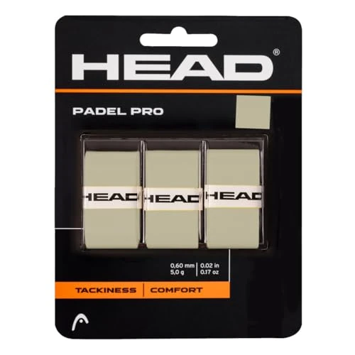 HEAD Unisex-Adult Padel Pro Griffband, Grau, One Size