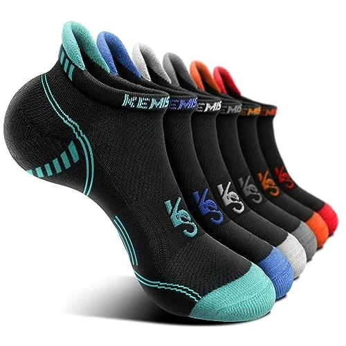 Limited-time offer: KEMISANT Mens Socks Trainer 6 Pairs, Mens Womens Athletic Socks Sports Running Socks for Outdoor Walking,Hiking,Climbing,Anti-blister Breathable Moisture Wicking(6Pairs,Shoe Size:6-8) from 12.99 GBP to 12.99 GBP (save 0%)