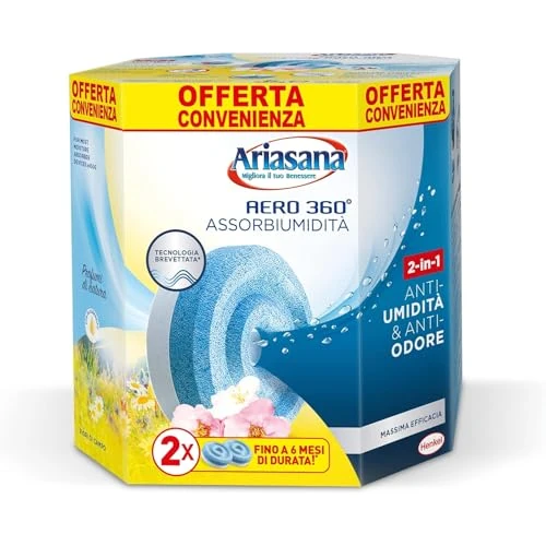 Offerta a tempo: Ariasana - 2 Ricariche Assorbi Umidità — 46% da 11,99 € a 6,49 €