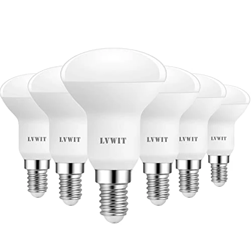 Limited offer: LVWIT E14 Led Light Bulb, 7.2W Spotlight Bulbs,Led Light Bulbs Screw Fitting,60W Incandescent,806LM,2700K Warm White E14 Light Bulbs,Reflector Small Screw in Light Bulb,Non-dimmable (6PCS) from 12.99 EUR to 11.04 EUR (save 15%)