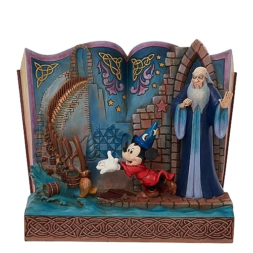 Enesco Jim Shore Sorcerer Mickey Story Book Figurine