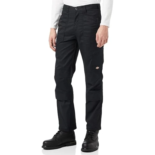 Tijdelijke aanbieding: Dickies - Broek voor heren, Action Flex Broek, Action Flex-technologie, Zwart, 26W / 32L van 38.63 EUR naar 38.63 EUR (korting 0%)