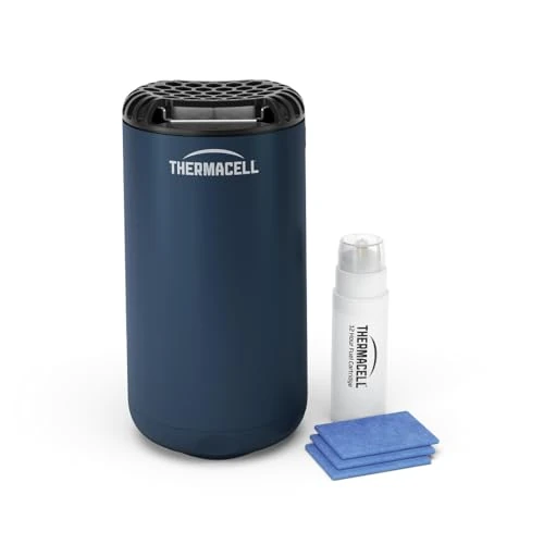 Offerta a tempo: Thermacell Mini Halo Antizanzare da Esterno – Zona di Protezione 21 m², Senza DEET, Blu Navy - 23% da 42.99 € a 32.99 €