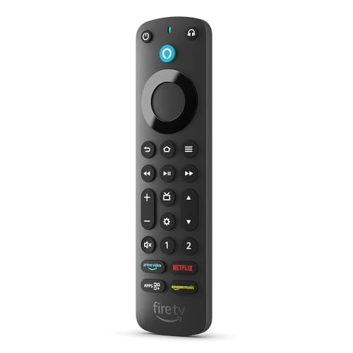 Offerta a tempo: Telecomando vocale Alexa Pro per Fire TV, realizzato da Amazon, con funzione Trova il mio telecomando, comandi per la TV e pulsanti retroilluminati (è necessario un dispositivo Fire TV compatibile) - 35% da 39.99 € a 25.99 €